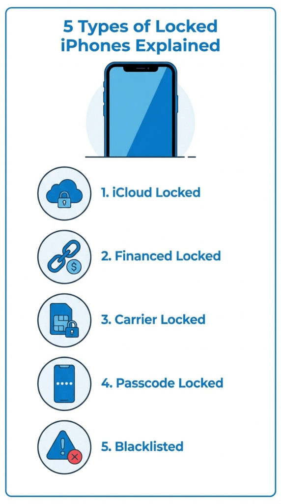 What are the Different Types of Locked iPhones 